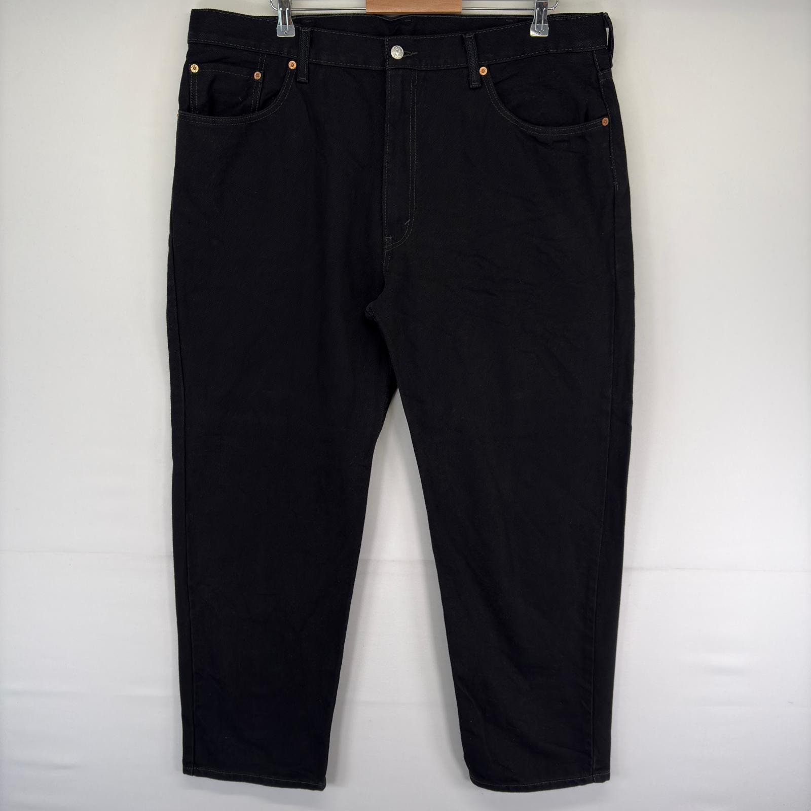 古着 リーバイス Levi's デニム パンツ 550 ジーパン テーパード バギー ブラックデニム 大きいサイズ w42 L32  ブラック系 メンズ