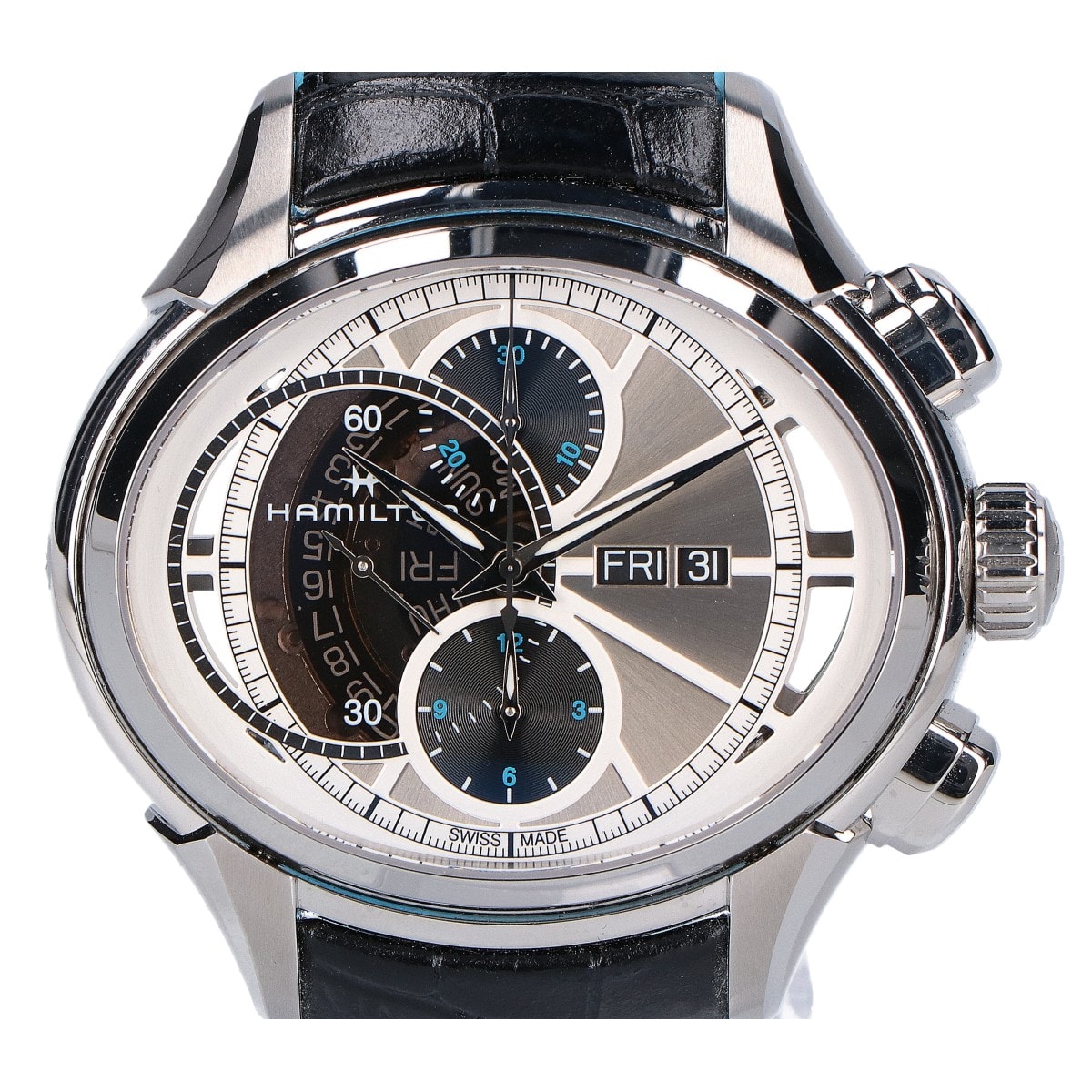 ハミルトン H32866781 ジャズマスター Face2FaceII クロノグラフ 自動巻き