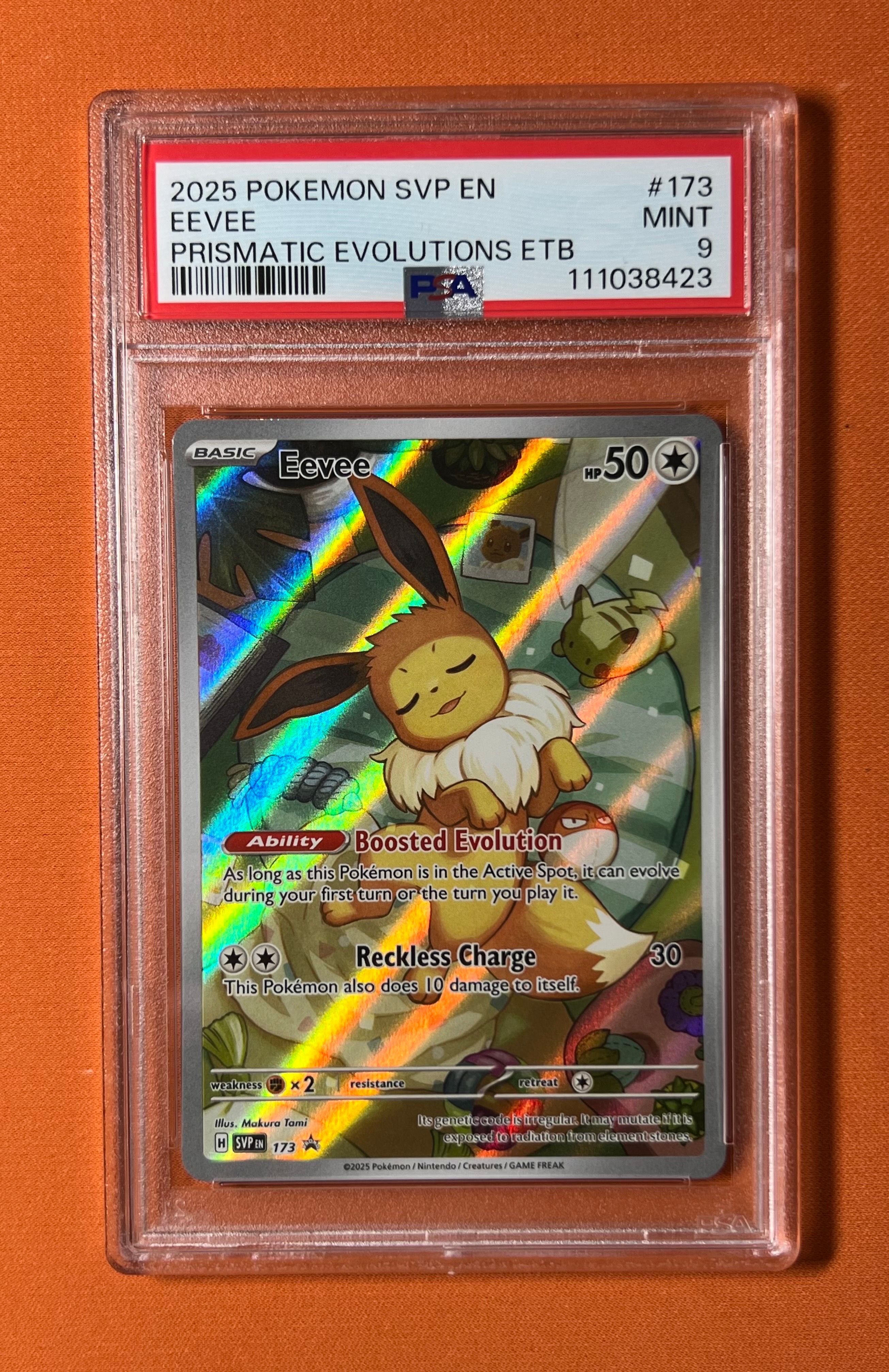 イーブイ P [SVP EN 173]【英語版】(スカーレット&バイオレット「プリズマティックエボリューションズ エリートトレーナボックス」)