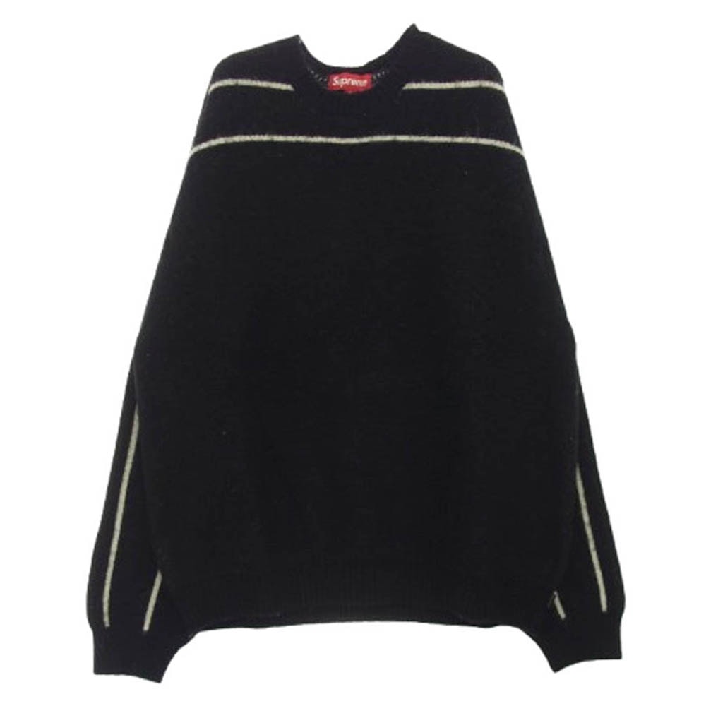 Supreme Back Stripe Sweater "Black"