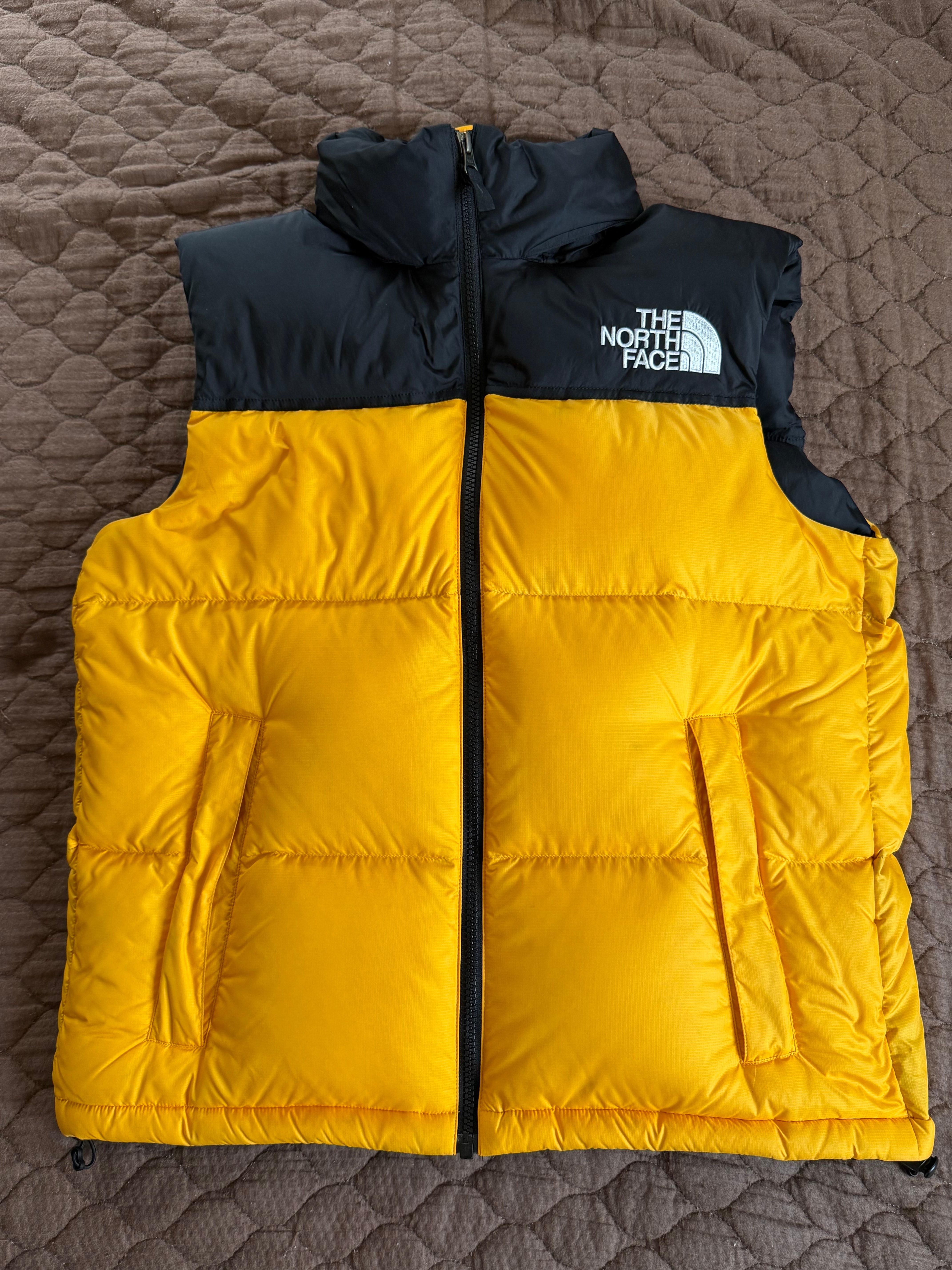 THE NORTH FACE ザ・ノースフェイス ヌプシベスト ND91843  イエロー Mサイズ