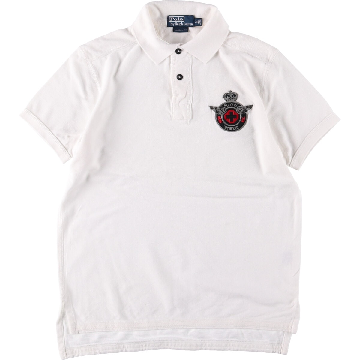 古着 ラルフローレン Ralph Lauren POLO by Ralph Lauren CUSTOM FIT 半袖 ポロシャツ メンズM相当/eaa562272
