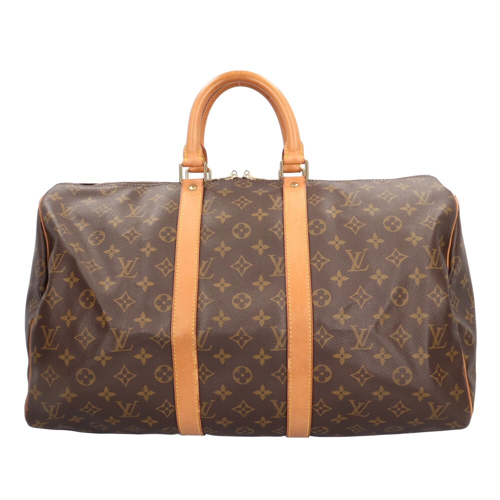 ルイヴィトン キーポル45 モノグラム ボストンバッグ モノグラムキャンバス M41428 ブラウン ユニセックス LOUIS VUITTON 中古