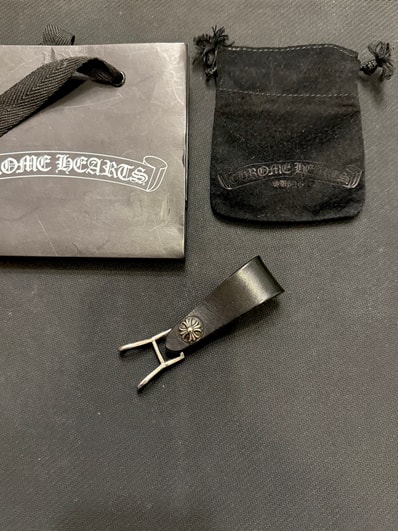 クロムハーツ CHROME HEARTS BELT LOOP ダブル ベルトループ クロスボタン