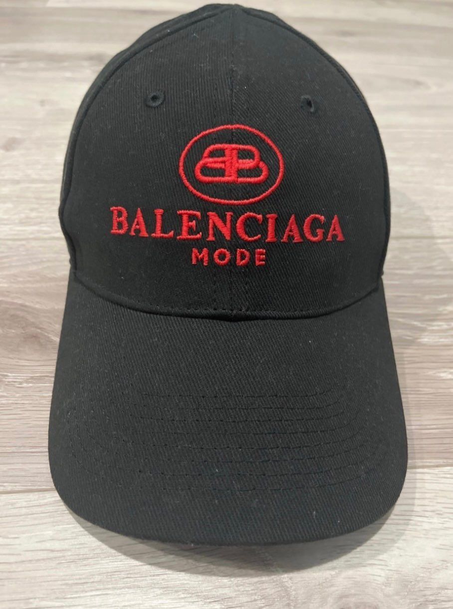 BALENCIAGA BB Mode Cap "Black/Red"