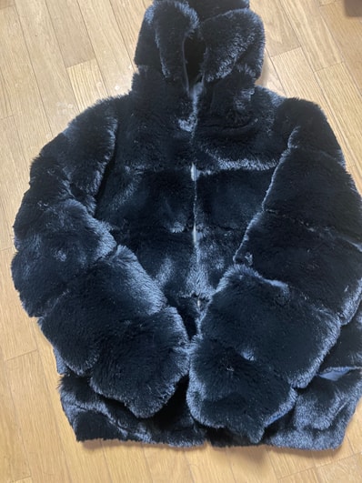 Supreme / WTAPS Faux Fur Hooded Jacket "Black"