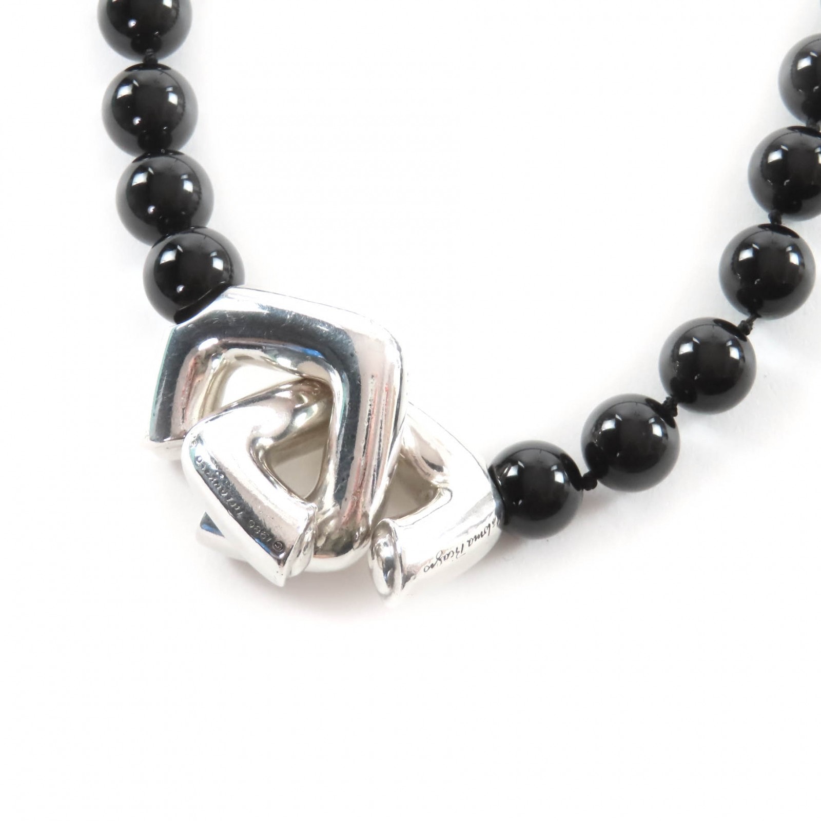 美品 ティファニー ネックレス ブラック レディース