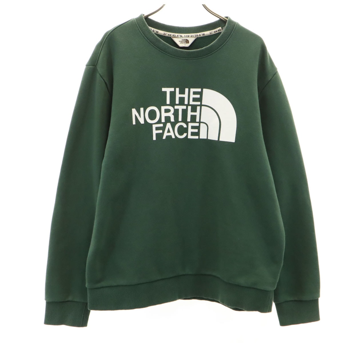 THE NORTH FACE ノースフェイス 長袖 スウェット トレーナー L グリーン NM5MJ54K アウトドア ユニセックス