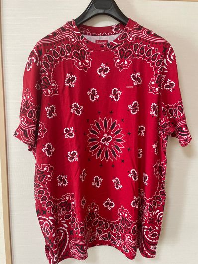 Supreme Small Box Tee "Bandana Red"(21SS)