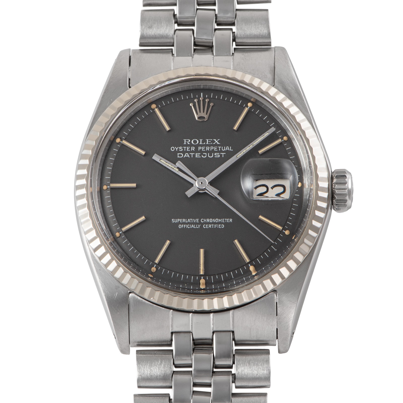 ROLEX ロレックス デイトジャスト 1601 1971年製 SS/WG【中古】