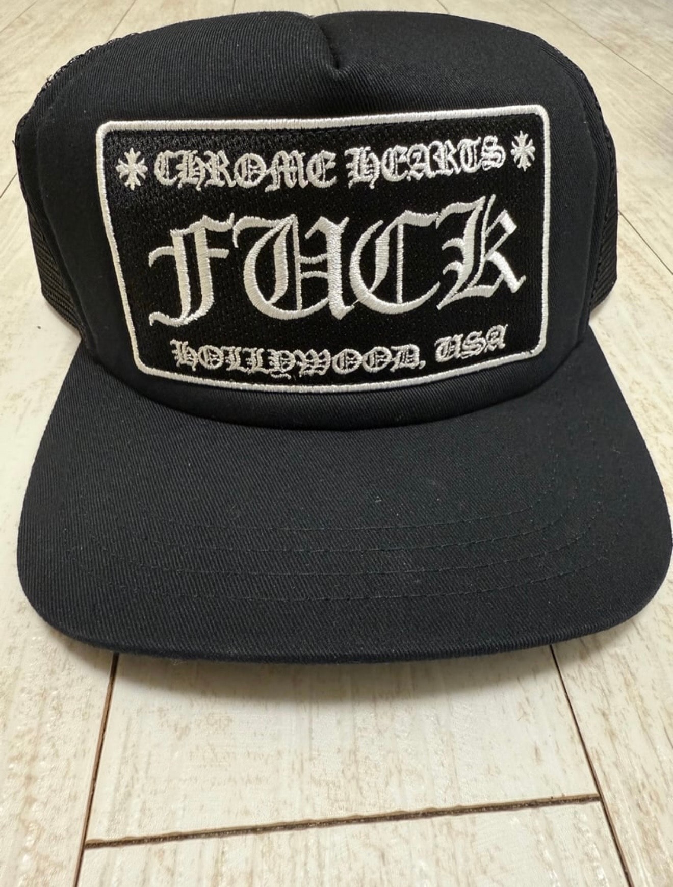 Chrome Hearts Tracker Cap Fuck "Black"