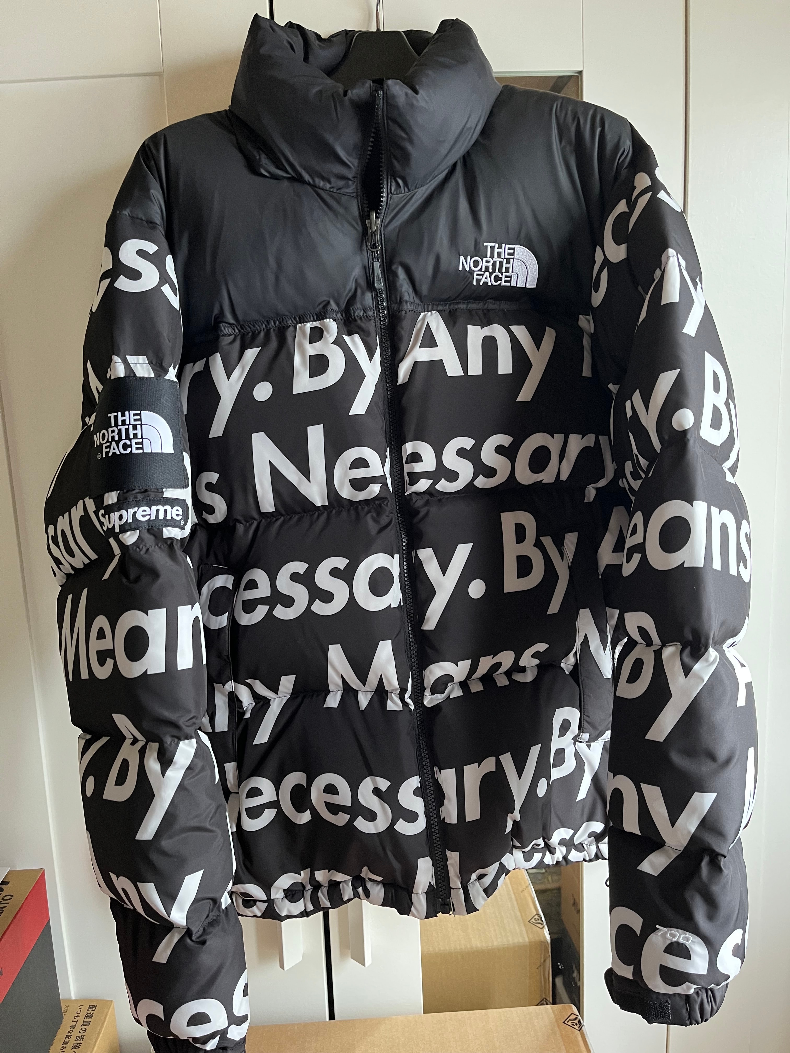Supreme x The North Face By Any Means Nuptse Jacket "Black"
