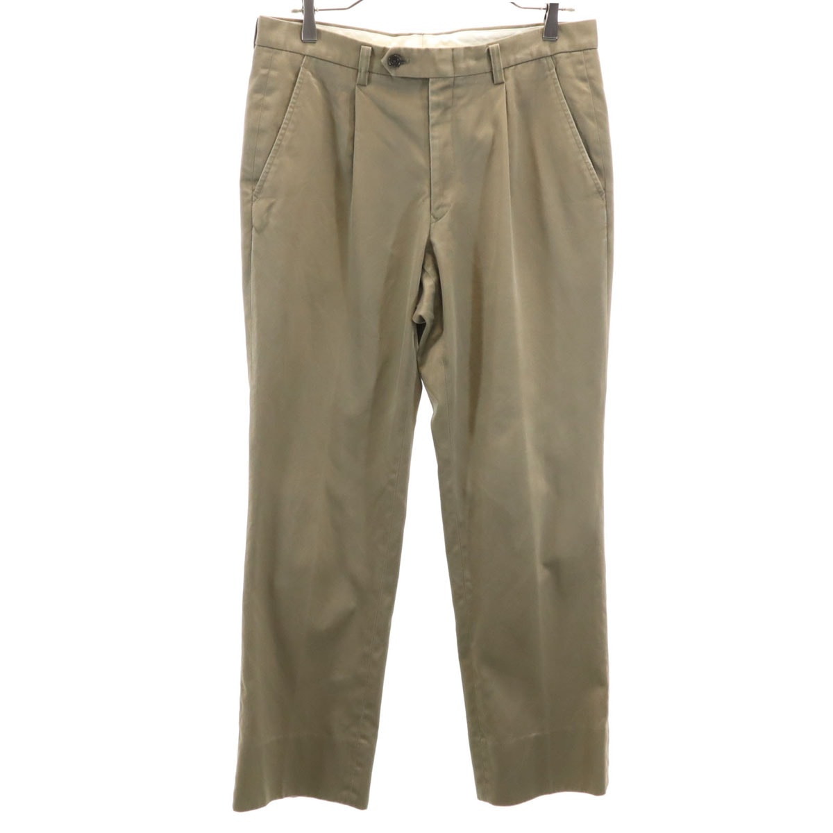 BURBERRY LONDON バーバリーロンドン 日本製 トラウザー パンツ 82 アッシュベージュ 三陽商会 タック