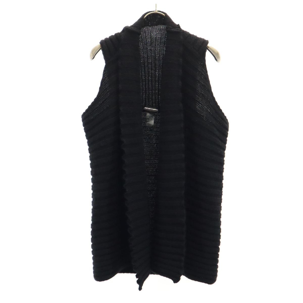 Emporio Armani エンポリオアルマーニ 長袖 ベスト L/XL ブラック系 ニット