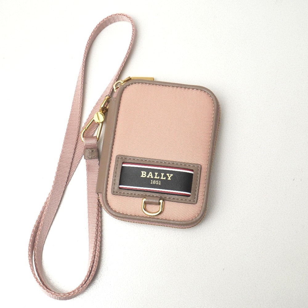 ■美品■BALLY バリー ストラップウォレット コインケース ラウンドファスナー ブランド古着【中古】20260930/RB1155