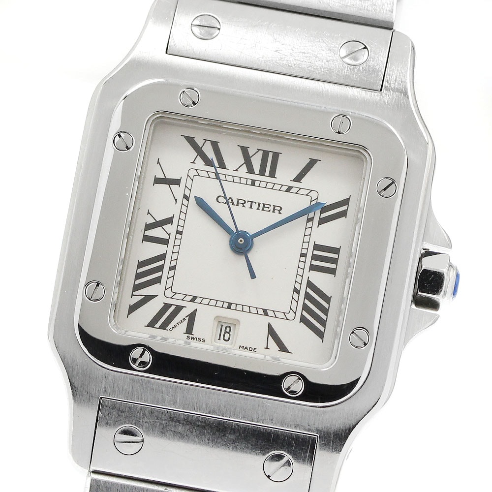 ☆良品 カルティエ サントスガルベLM W20060D6 メンズ 【中古】