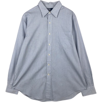古着 ラルフローレン Ralph Lauren ANDREW 長袖 コットンストライプシャツ メンズXL相当/eaa622252