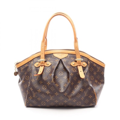 ルイ・ヴィトン LOUIS VUITTON ティヴォリGM ハンドバッグ バッグ PVCコーティングキャンバス レザー モノグラム レディース ブラウン系 M40144 【中古】