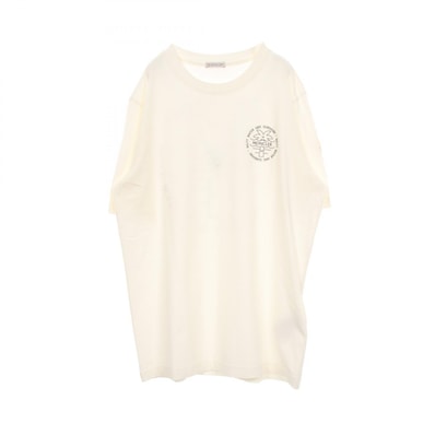 モンクレール MONCLER パームツリー バックプリント カットソー 衣料品 トップス コットン メンズ ホワイト系 8C00041 【中古】