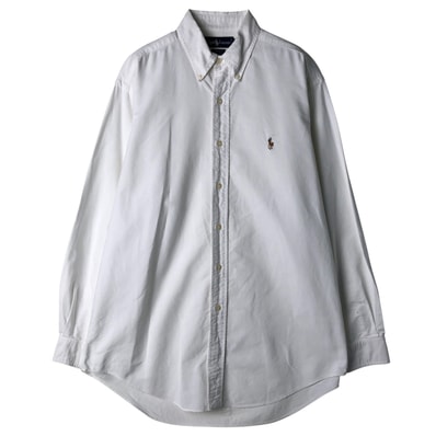 古着 ラルフローレン Ralph Lauren YARMOUTH 長袖 ボタンダウンシャツ メンズM相当/eaa611382