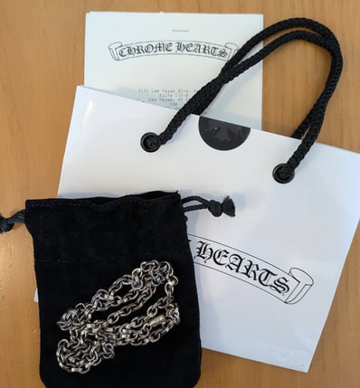 Chrome Hearts Paper Chain Necklace "Silver"