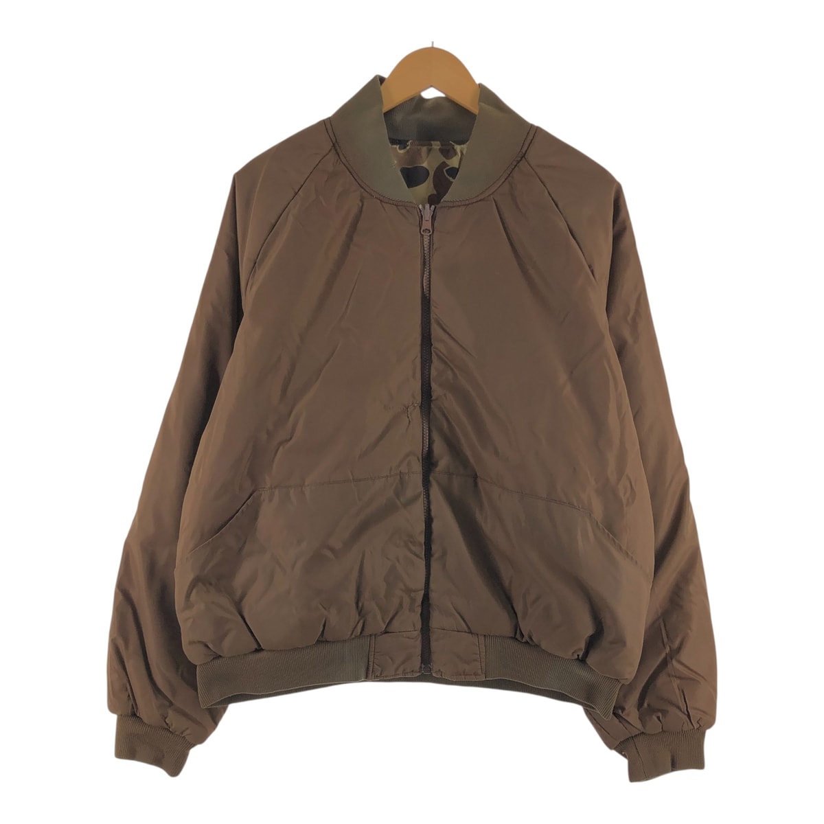 古着 90年代 コロンビア Columbia 白タグ 迷彩柄 ダックハンターカモ リバーシブル 中綿ジャケット パファージャケット XL メンズXL相当 ヴィンテージ/eaa507134