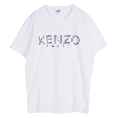 KENZO ケンゾー Tシャツ F765TS0924SG Classic Logo T-shirt クラシック ロゴ 半袖 Tシャツ ホワイト ホワイト系 S【中古】