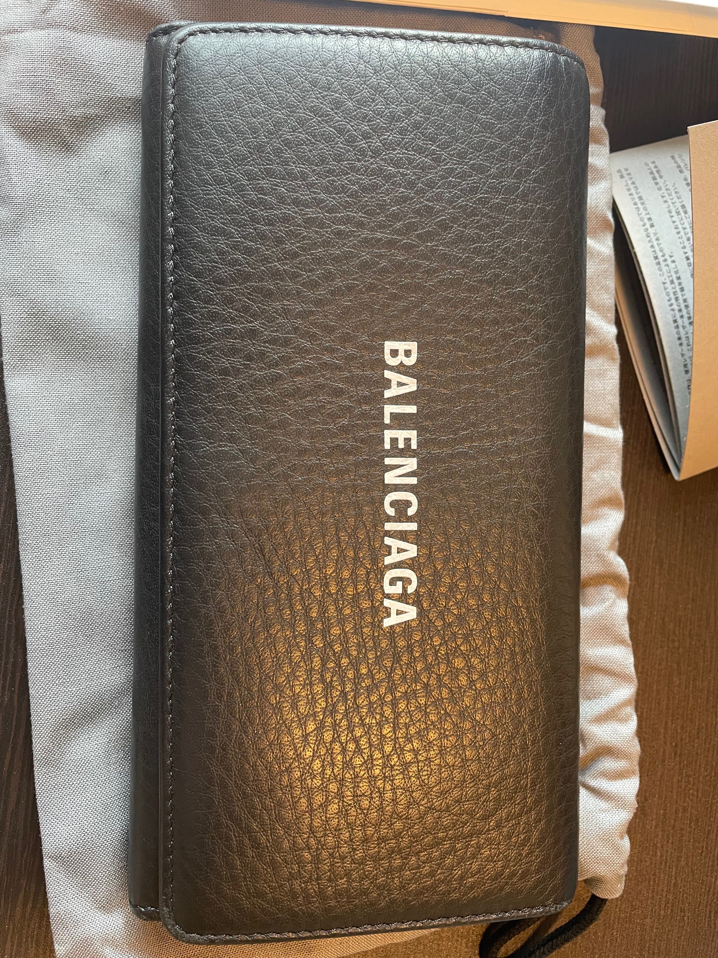 BALENCIAGA Everyday L Thin Money Wallet "Black"