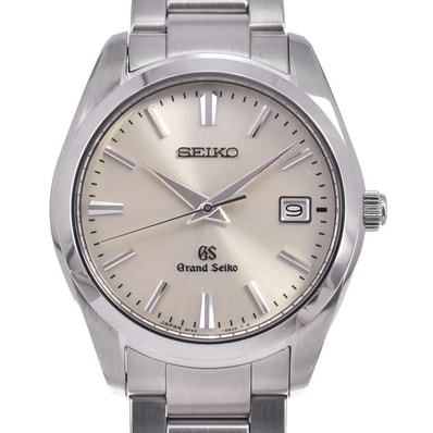 セイコー SEIKO SBGX063/9F62-0AB0 グランドセイコー デイト シルバー クォーツ メンズ 良品 腕時計 P#149015