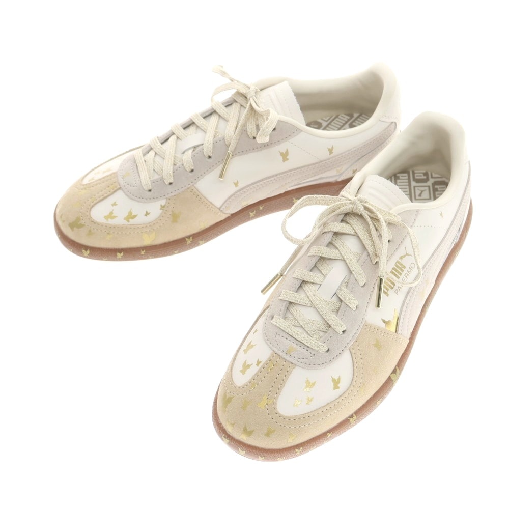 【中古】エムエーエスユー MASU × PUMA 2025年秋冬 Palermo スニーカー ホワイトxベージュ【サイズ27cm】【メンズ】