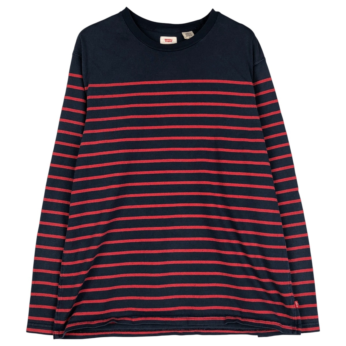 古着 リーバイス Levi's ボーダー柄 ロングTシャツ ロンT メンズL相当/eaa599138