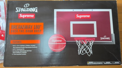 Supreme x Spalding Mini Basketball Hoop "Red"