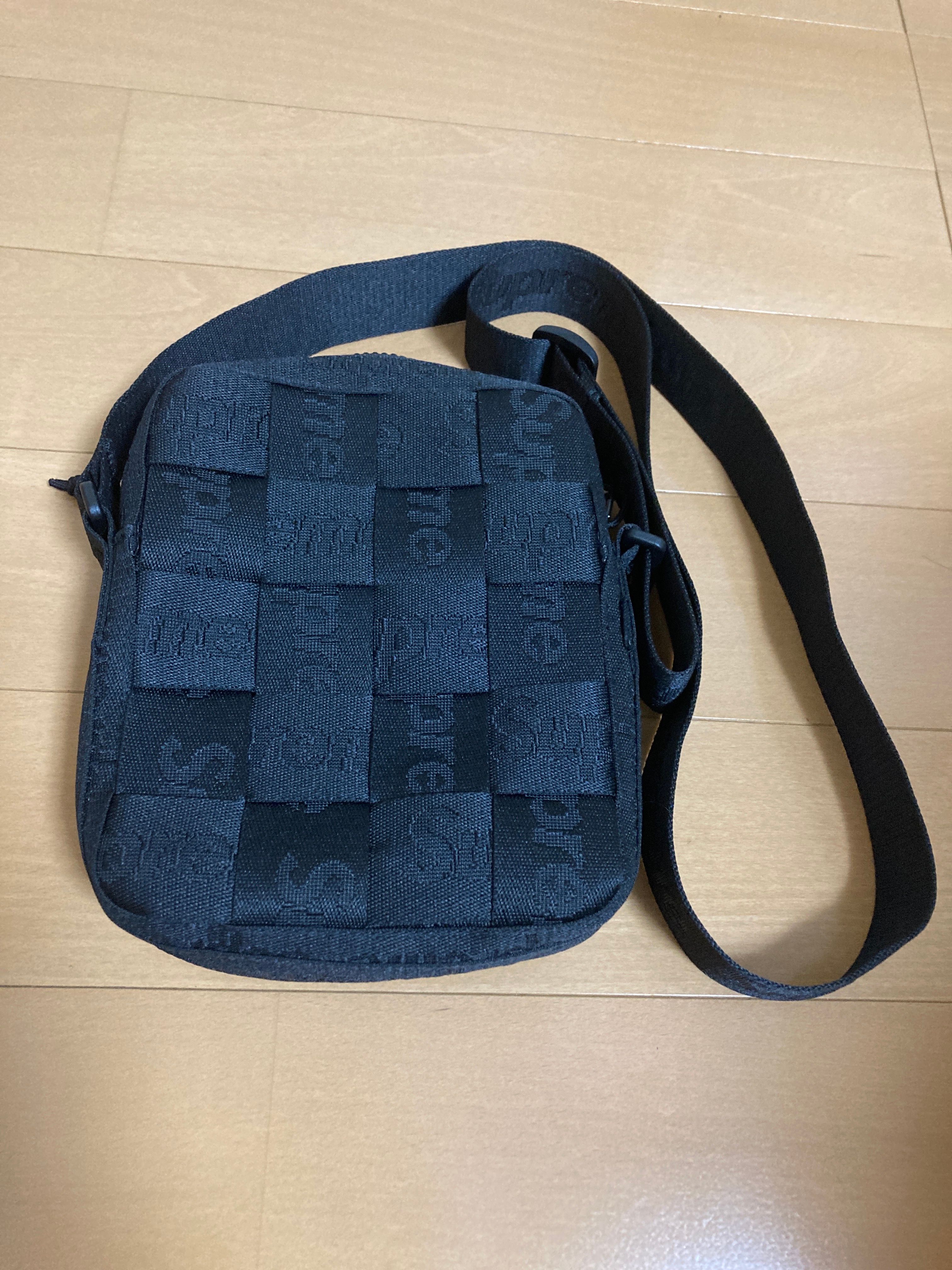 Supreme Woven Shoulder Bag "Black" (24SS)