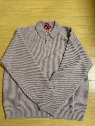 Supreme Small Box Polo Sweater (25FW) "Lavender"