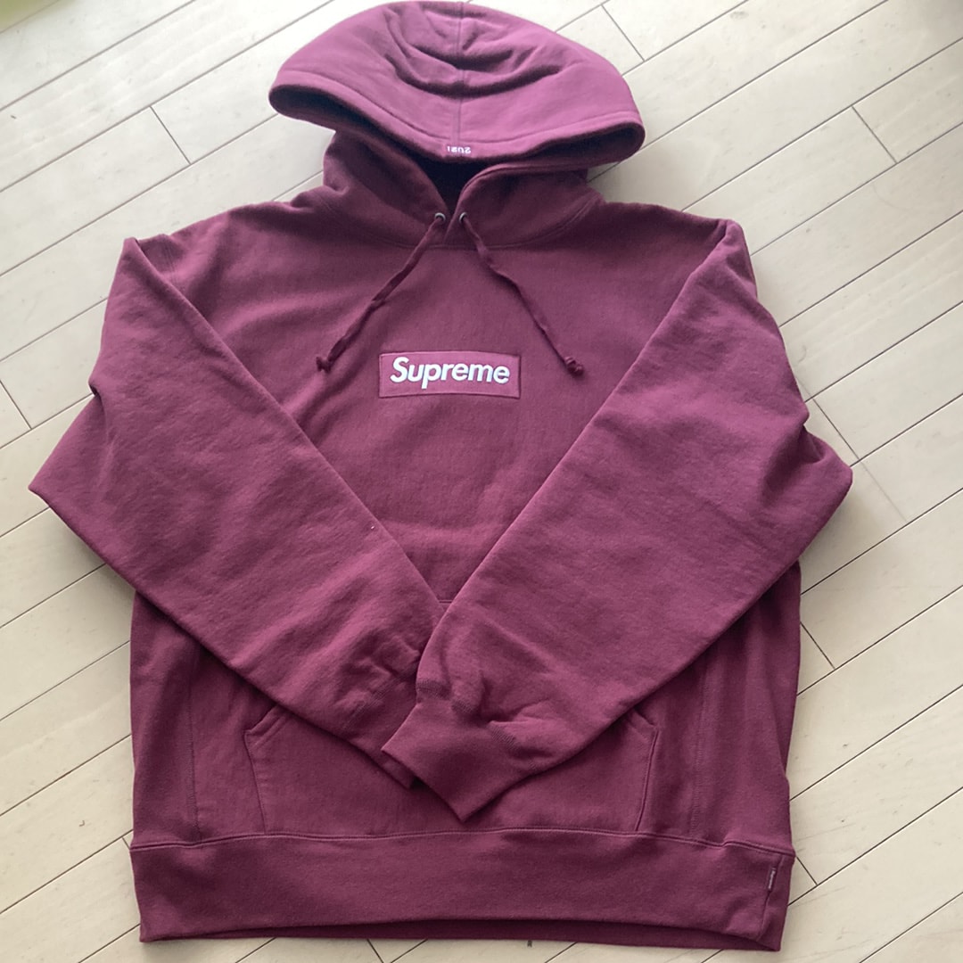 Supreme Box Logo Hooded Sweatshirt "Plum" (21FW)