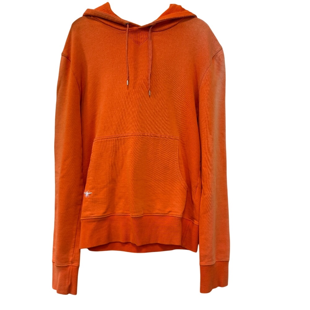 ディオール Dior パーカー 刺繍 クリスヴァンアッシュ期 オレンジ