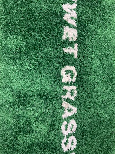 OFF-WHITE / IKEA MARKERAD "WET GRASS" Rug "Green"