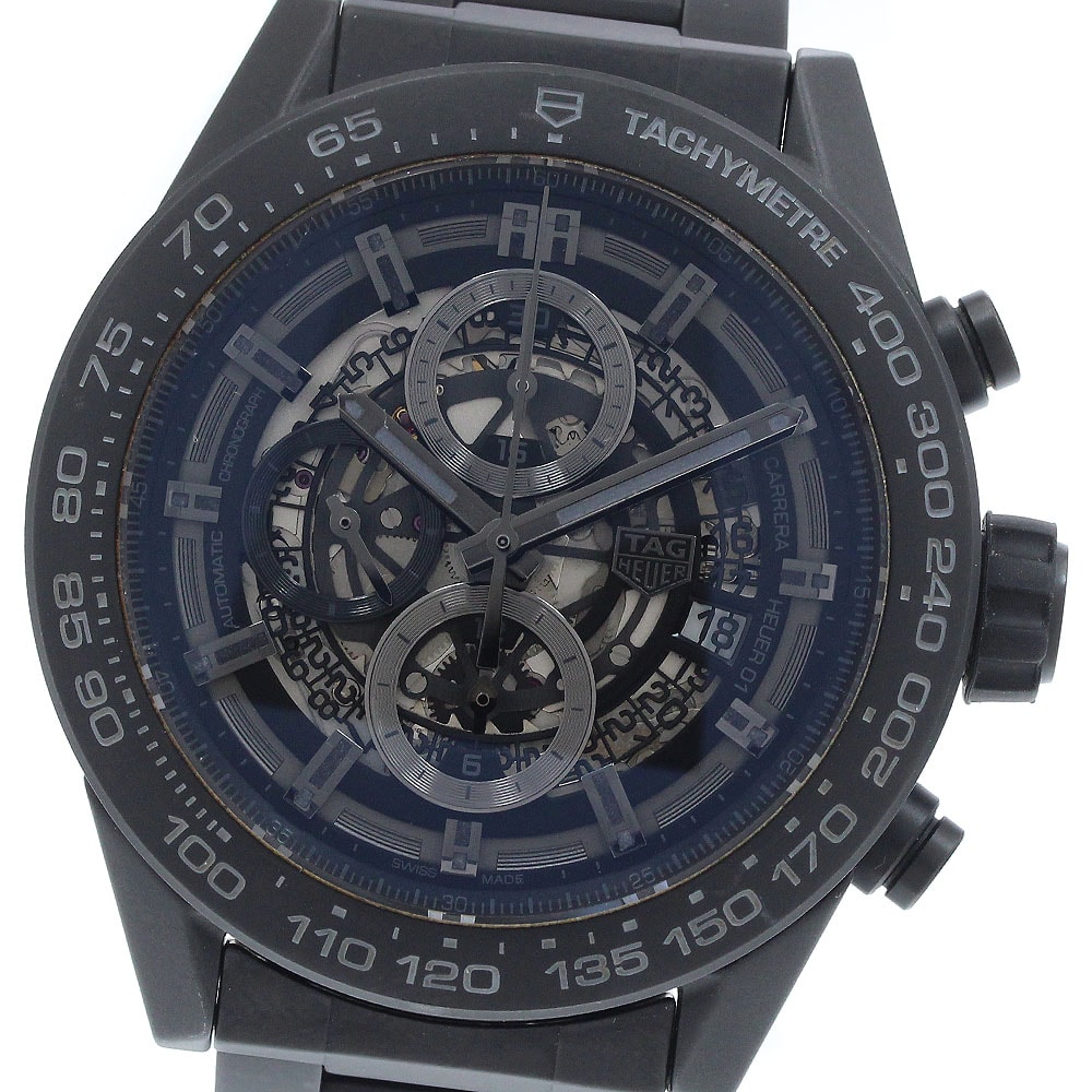 ☆美品 タグホイヤー カレラ キャリバー ホイヤー01 メンズ 【中古】