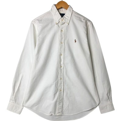 古着 ラルフローレン Ralph Lauren CUSTOM FIT 長袖 ボタンダウンシャツ メンズM相当/eaa543518