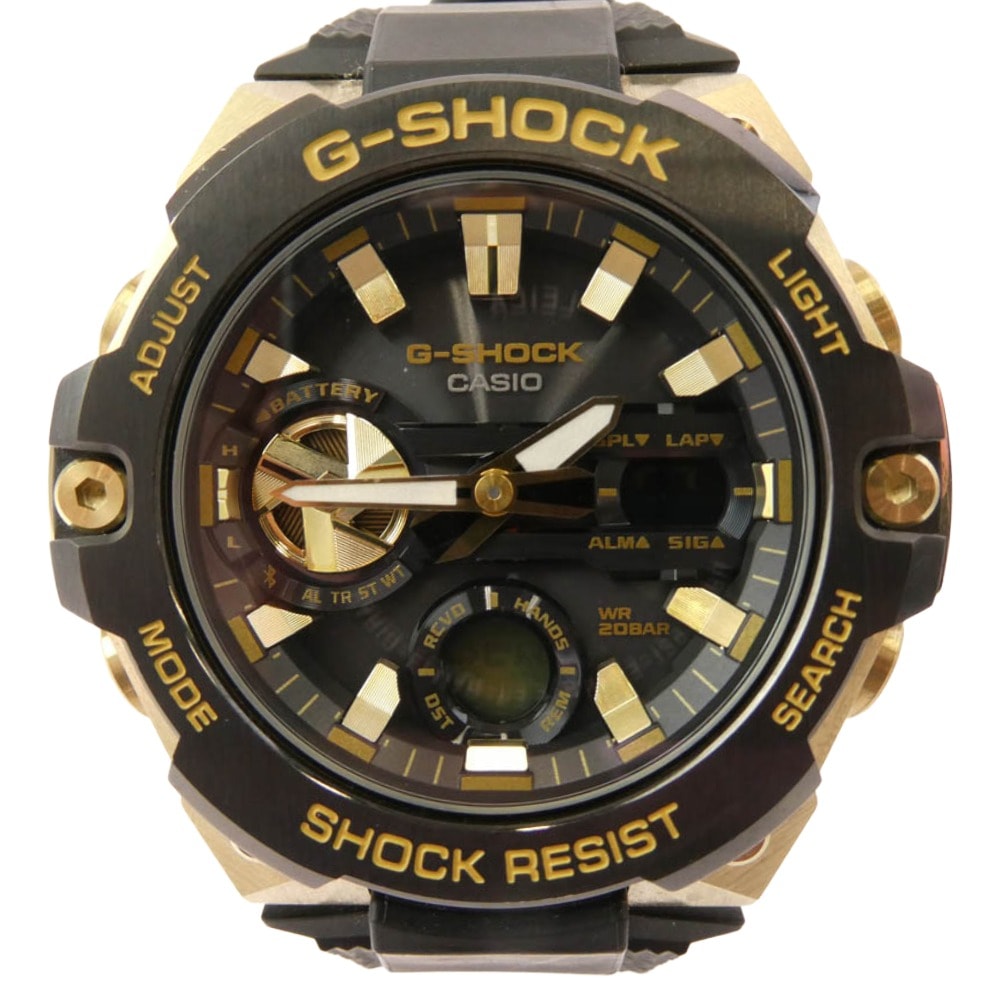 CASIO G-SHOCK カシオ ジーショック 時計 GST-B400GB-1A9JF GST-B400 Series G-SHOCK ジーショック 腕時計 ブラック系 ゴールド系【中古】