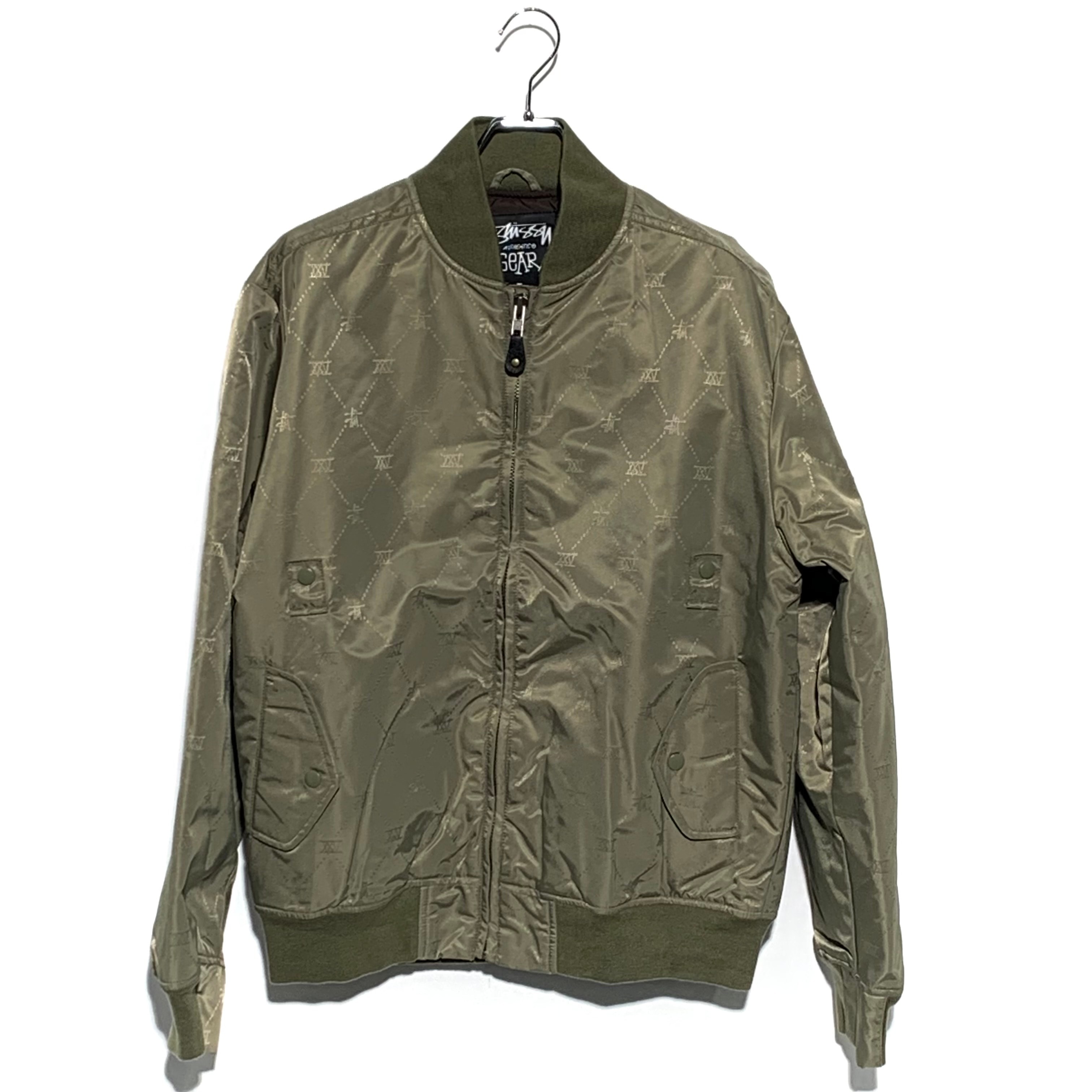 STUSSY 25anniversary MA-1 Olive