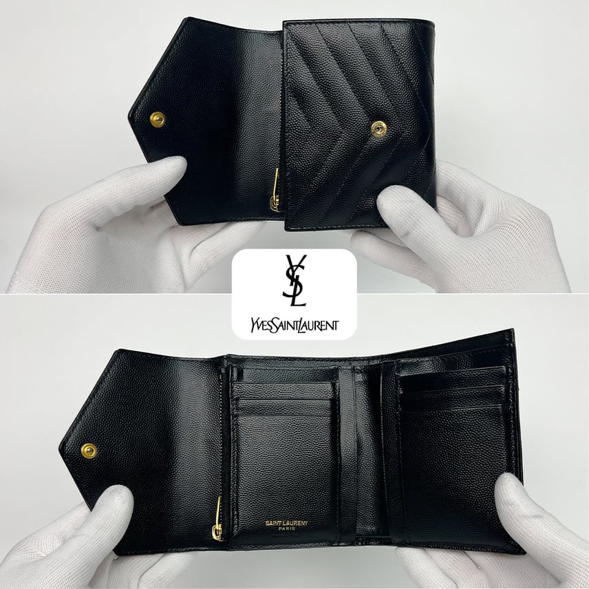 B (目立った傷や汚れなし)】超極美品 SAINT LAURENT キルティング 三 B (目立った傷や汚れなし)】超極美品 SAINT LAURENT キルティング 三