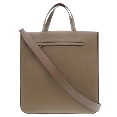 バーバリー レザー ブラウン トートバッグ