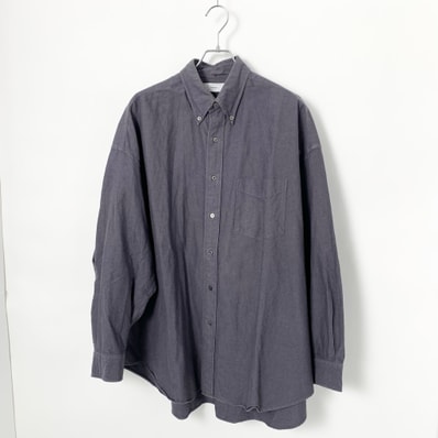 Graphpaper Oxford Oversized B.D Shirt "Gray"