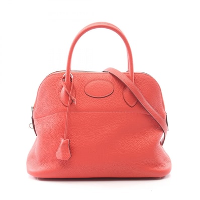 エルメス HERMES ボリード31 ハンドバッグ バッグ レザー トリヨンクレマンス トリヨンクレマンス ローズジャイプール T刻印(2015年製造) レディース ピンク系 【中古】