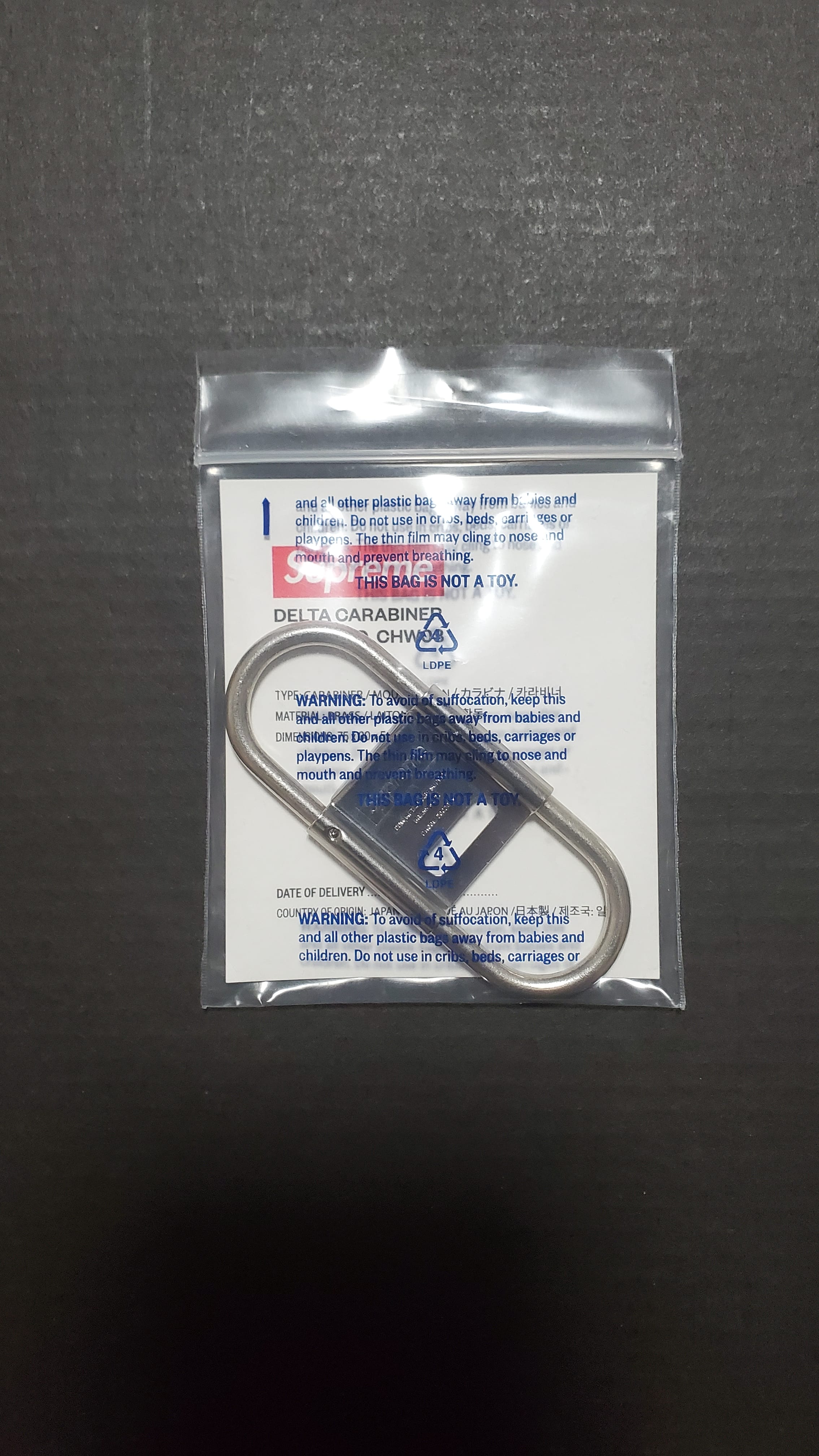 Supreme x CDW Delta Carabiner "Silver"