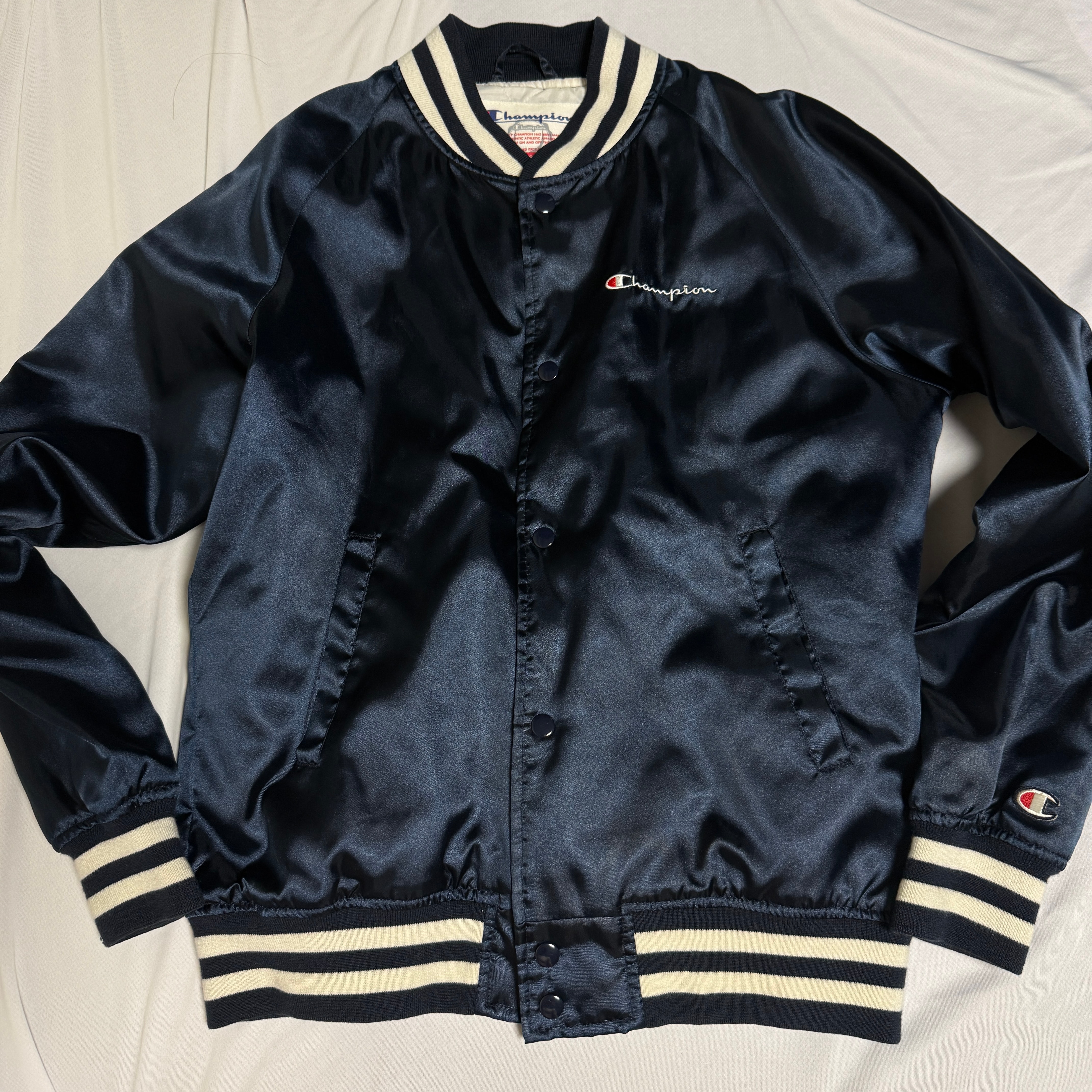 2013ss Supreme Champion Satin Jacket シュプリーム チャンピオン サテン バーシティー ジャケット