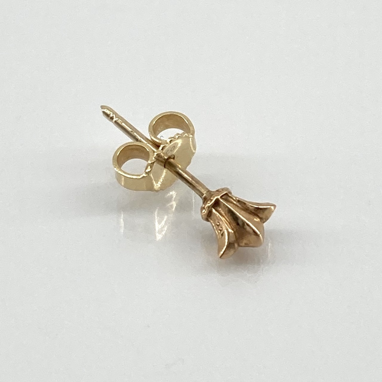 CHROME HEARTS(クロムハーツ) 22K STUD CROSSTAIL スタッド クロステイル ピアスB ピアス 0.79g ゴールド