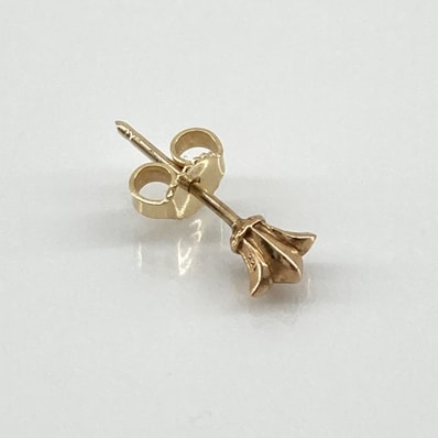 CHROME HEARTS(クロムハーツ) 22K STUD CROSSTAIL スタッド クロステイル ピアスB ピアス 0.79g ゴールド