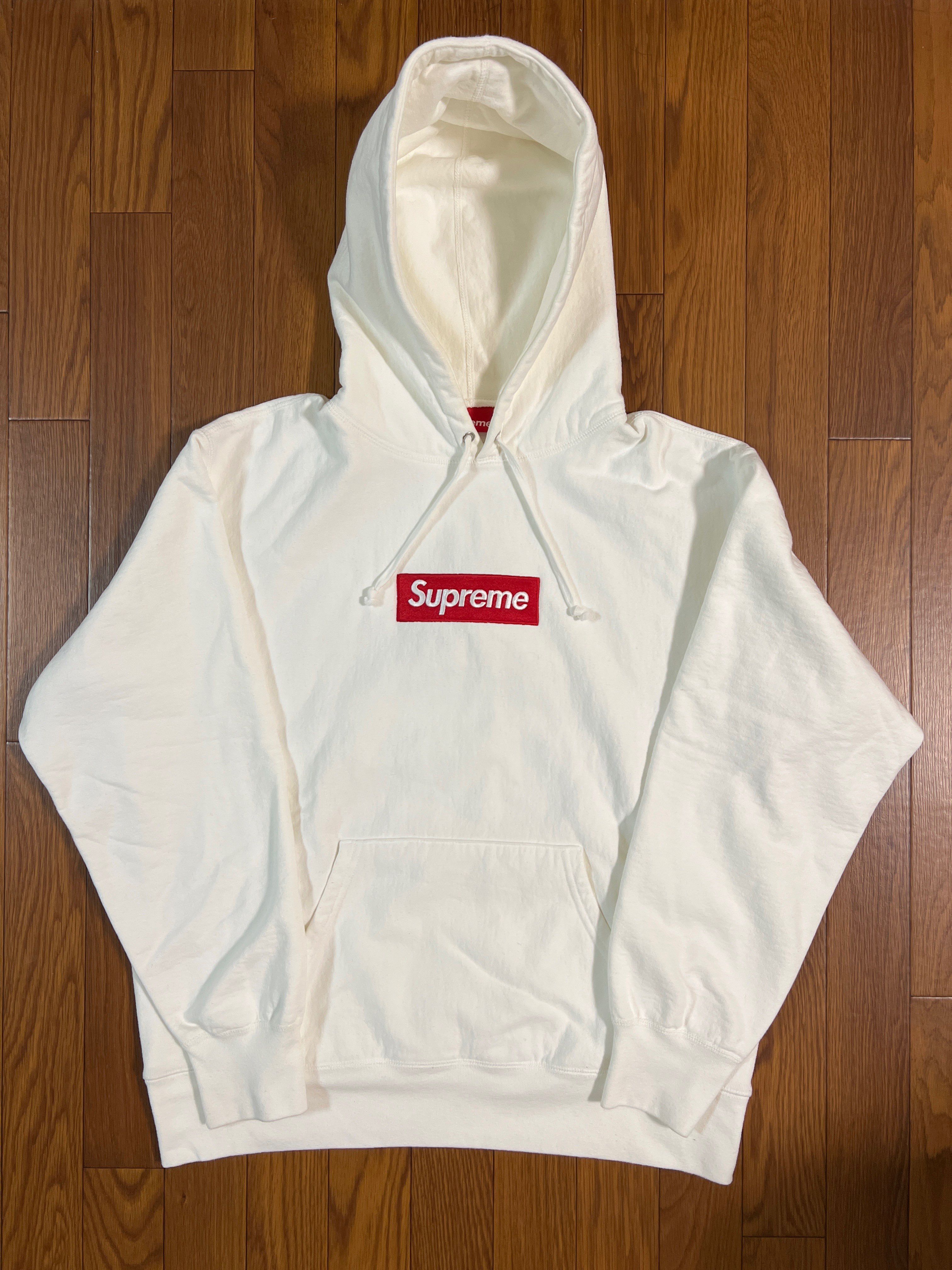 Supreme Box Logo Hooded Sweatshirt "White" (21FW)